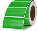 Green Color Coding Labels 1 × 2 Inches Self-Adhesive Vinyl Rectangle Stickers by YIKIADA