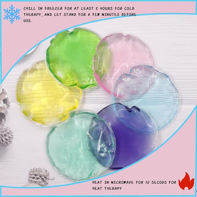 6 PCS Ice Packs, ReusableIce Ice Pack, Auxiliary Fever Reduction, Wisdom Teeth - Image 5