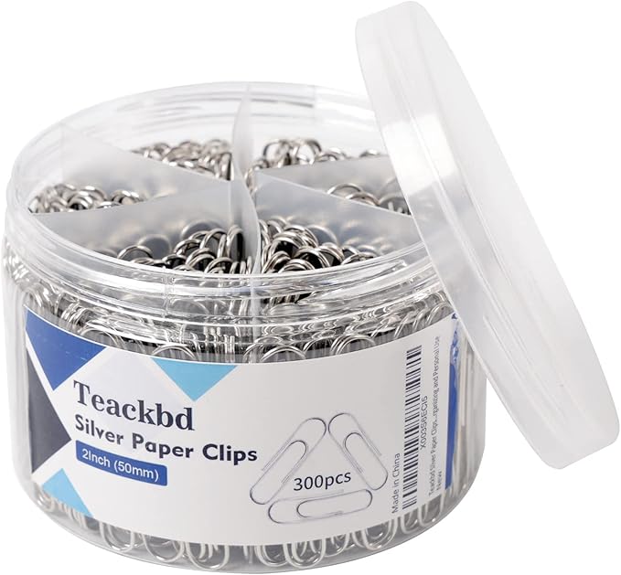 Large Paper Clips, Jumbo Paper Clips, 2Inch Paper Clip Large Size by Teackbd