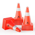 RoadHero Traffic Cones 18 Inch, 12 Pack Safety Cones by RoadHeroUS