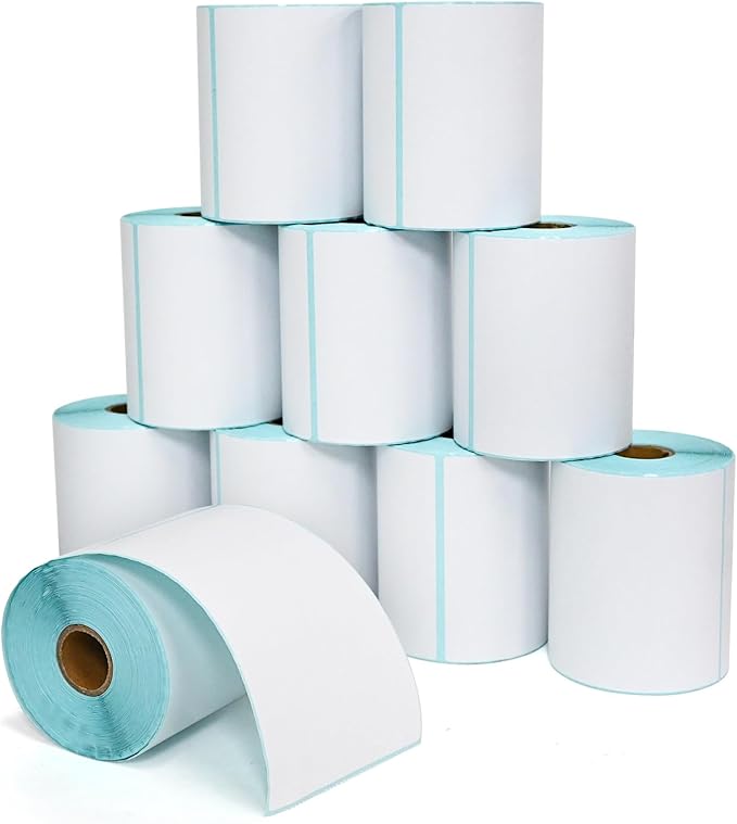 L LIKED 2500 PCS 4"x6" Thermal Shipping Labels, 250 Labels/Roll, Compatible by LLIKED