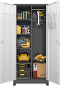 LUCYPAL Broom Storage Cabinet by HomeOfficeFurniture