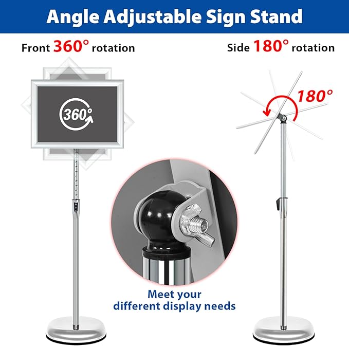 6Packs Floor Standing Sign Holder Stands - Image 4