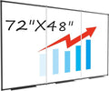 Large White Board for Wall, Magnetic Dry Erase Whiteboard, Foldable 72x48 Inches by AllAreN
