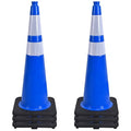 OrangeStar 36" Traffic Cones 6-Pack Blue Safety Cones by OrangeStar