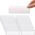 Label Holders Adhesive Shelf Tag Clear Shelf Tag Index Card Pockets Plastic by OwlFocus