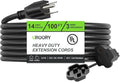 Outdoor Extension Cord Waterproof 100 FT, Flexible 100% Copper 3 Prong by UBOORY