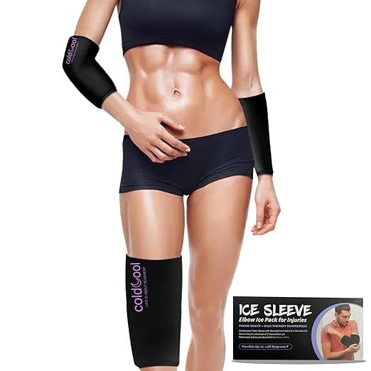 Coldcool Knee Ice Pack Wrap for Injuries, Reusable Gel Cold Packs Brace 360° - Image 7