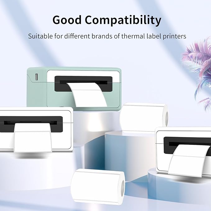 2x3 Inch White Thermal Labels, 200 Blank Stickers - Image 2