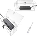2PC Cable Management Box with Lock, Cable Organizer Box & Power Strip Cover by Lifeneedssparkstofly