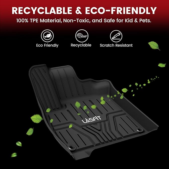 LASFIT Floor Mats for Honda Civic 2022-2025 2026 Sedan Hatchback Si| for Acura - Image 5