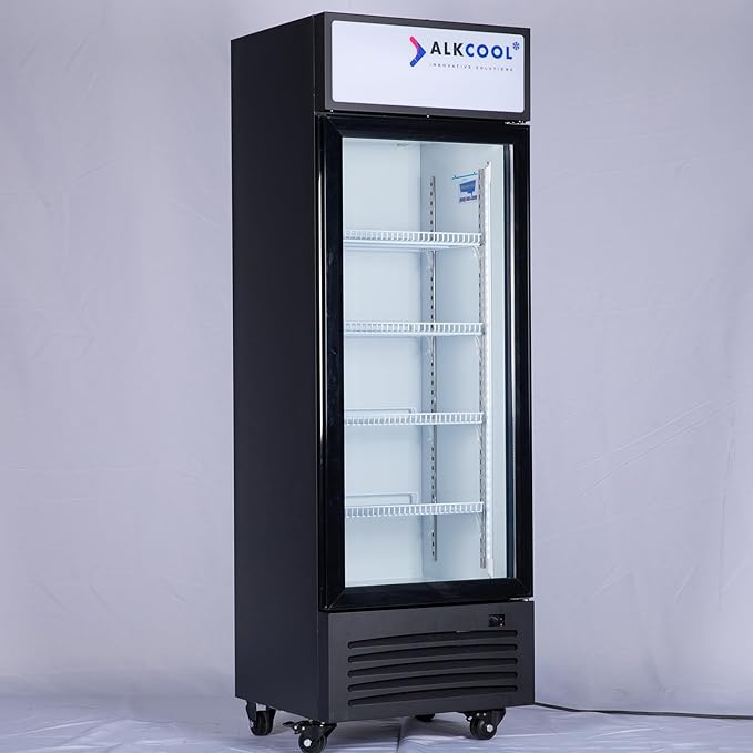 Commercial Beverage Refrigerator Display Fridge, 9 Cu Ft Tall Small Single Door - Image 4