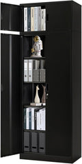 Metal Storage Cabinet, 87 Inch Tall Metal Storage Cabinet by YEEZER