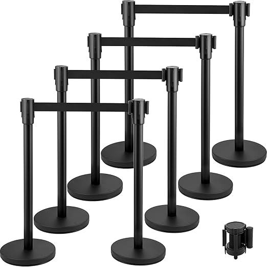 VEVOR Crowd Control Stanchion, Stanchion Set by VEVOR