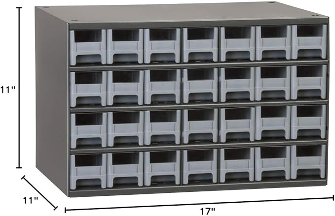 Akro-Mils Steel Garage Storage Cabinet, Small Parts Organizer Metal Cabinet - Image 8
