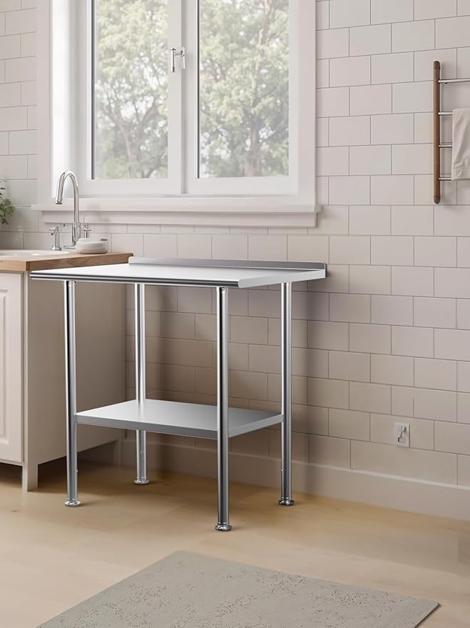 Stainless Steel Prep Table for Work, 24 * 36 Inch, High Load Bearing - Image 5