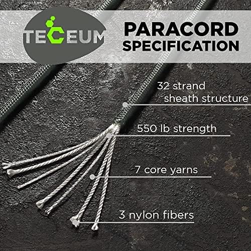 Paracord Rope 550 lb 4mm – Parachute Cord – Utility Camping Rope - Image 2