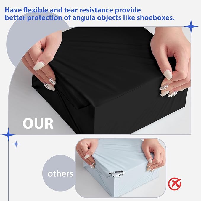 Fuxury Poly Mailers 25 Pcs 17.7 X 22", XL Shipping Bags - Image 4