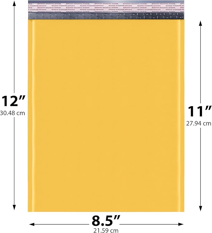 Kraft 8.5x12 Poly Bubble Mailers #2 | Padded Envelopes - Image 2