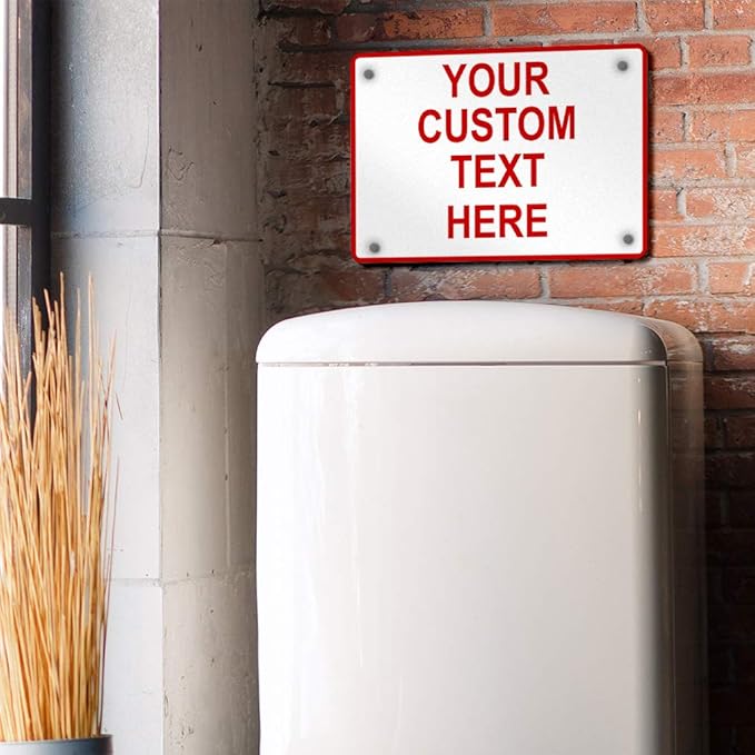 Aluminum Weatherproof Metal Sign Multiple Sizes Custom Personalized Text Here - Image 5