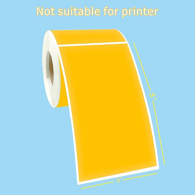 PARLAIM 3 X 5 Inch Rectangle Adhesive Color Coding Stickers, Square Inventory - Image 2