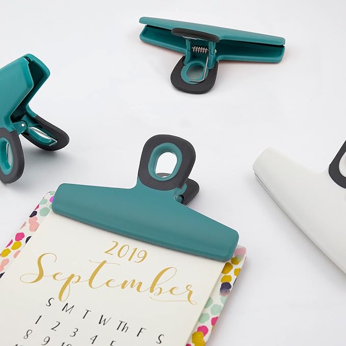 COOK WITH COLOR Wide Heavy Duty Chip Clips, Large Bag Clips - Image 7