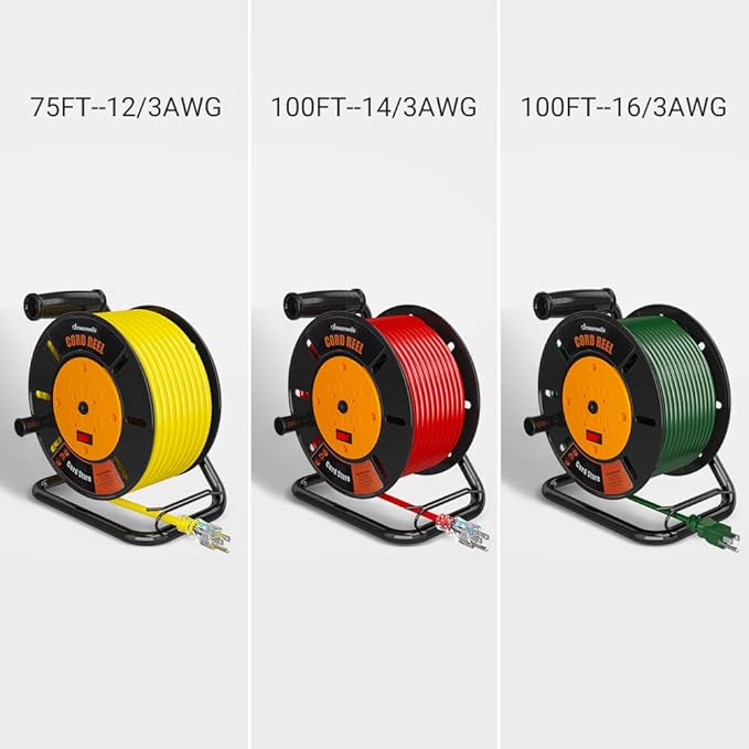 DEWENWILS Extension Cord Storage Reel - Image 5