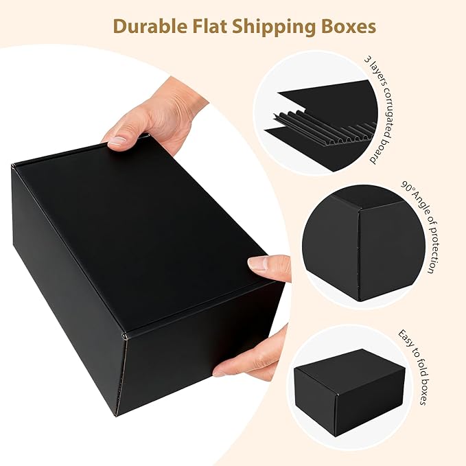 6x4x3 inches Shipping Boxes Set of 25, Small Corrugated Cardboard Box, - Image 4