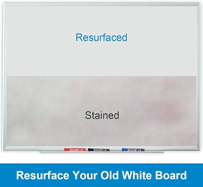 AFMAT Whiteboard for Wall, 8 x 4 ft White Board Sticker, 96 x 48 inches Dry - Image 2