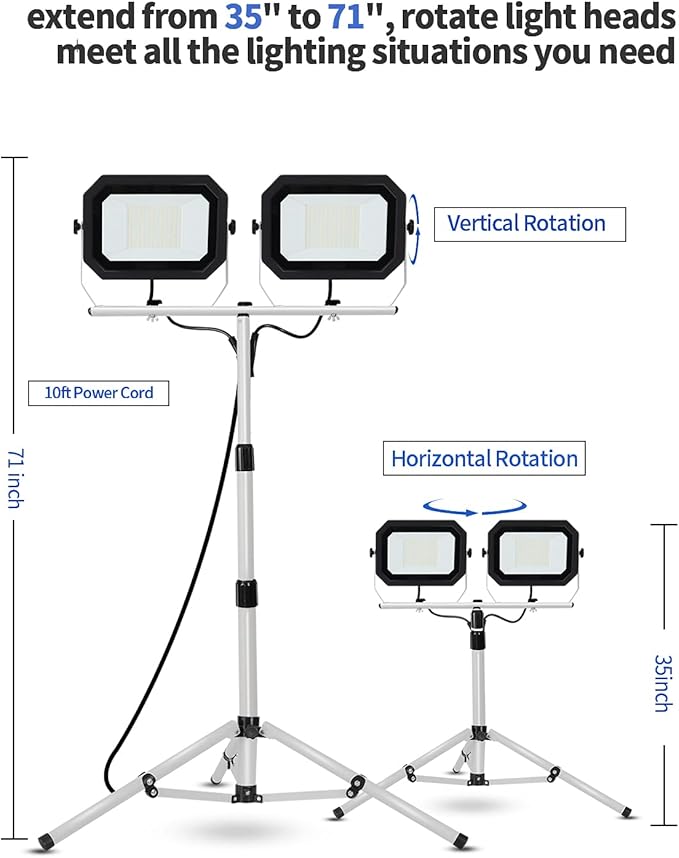 UFOND 20000 Lumen Work Lights - Image 4