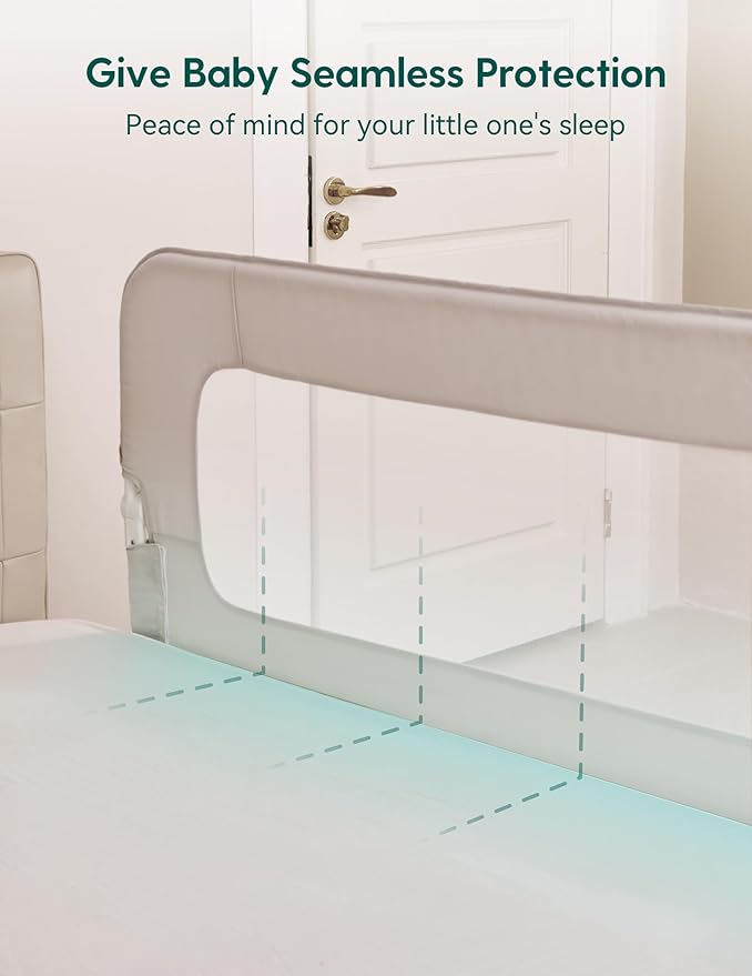 BABELIO Bed Rail for Toddlers, Baby Side Railing for Twin/Full/Queen/King Size - Image 7