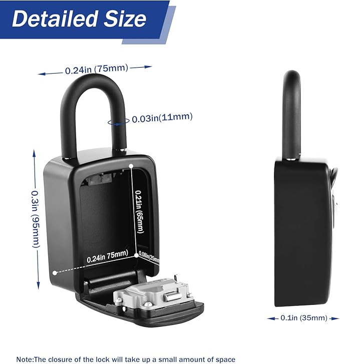 Iron Lock® Key Lock Box Portable - Image 3