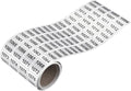 MECCANIXITY 1001 to 2000 Consecutive Number Stickers Inventory Label Black by MECCANIXITY