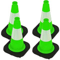 BESEA 4Pack 12 Inch Green Traffic Cones by BeSea