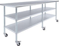 AmGood Stainless Steel Work Table by AmGood