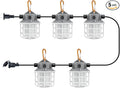 NS 50FT Construction String Lights 75W 7500LM LED String Work Lights Industrial by NS