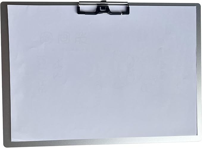 Horizontal Aluminum Clipboard, 11x17 Inches A3 Side Clip Metal Clipboards - Image 5