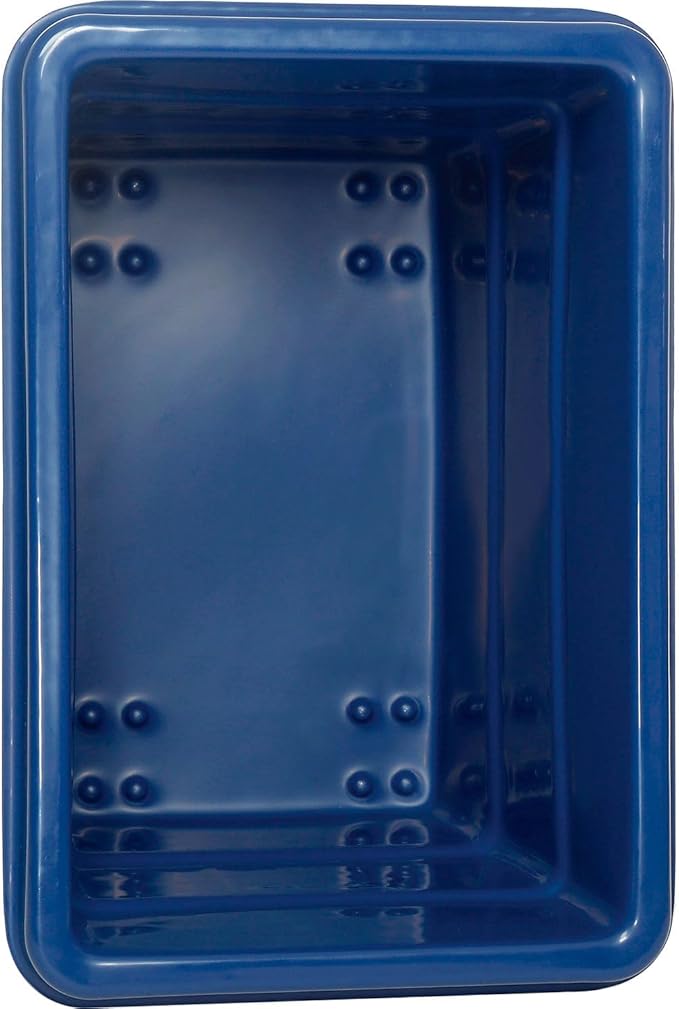 Global Industrial 6 Bushel Plastic Bulk Box Truck, Direct Mount Base, 500 lbs. - Image 4