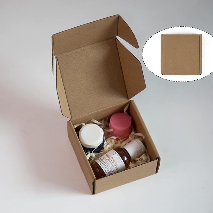 50 Pack 4x4x2 Inches Small Shipping Boxes, Moving Mailing Packing Box - Image 4