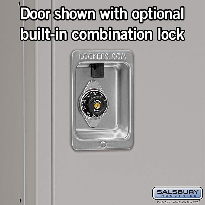 Salsbury Industries 62352GY-U Unassembled Standard Metal Locker - Image 8