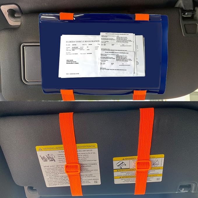 Florida, Document Holder for Vehicle Visor. Perfect for Insurance & by StuartPromotionalProducts