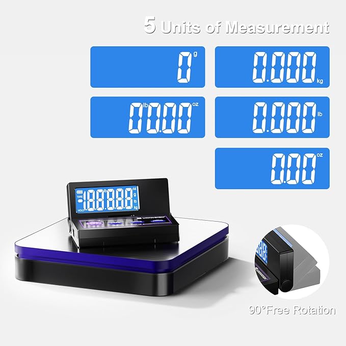 Digital Wireless Shipping Postal Scale 110lbs/0.1oz Accurate, Foldable LCD - Image 2