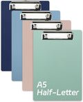 Small Clipboards 6" X 9" Mini Clipboards 4-Pack Portable A5 Size Half Letter by DESSY%26BILI