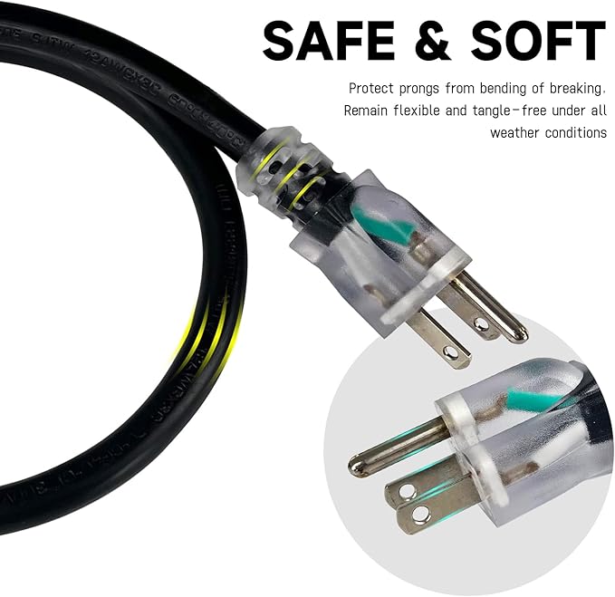 EP 25 Ft Lighted Outdoor Extension Cord - Image 4