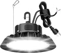 UFO LED High Bay Light 150W, 500LM 0-10V Dimmable, Hanging Hook, Safe Rope by JC-LGL