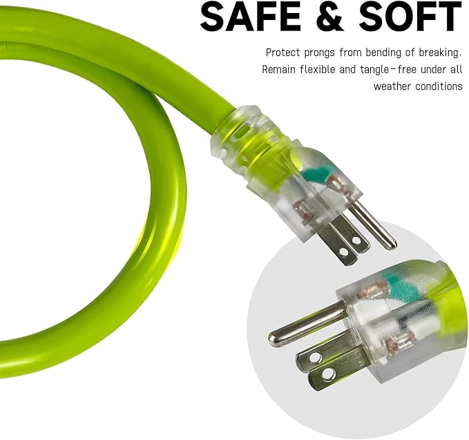 EP 15 Ft Lighted Outdoor Extension Cord - Image 4