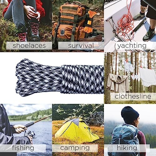 Paracord Rope 550 lb 4mm – Parachute Cord – Utility Camping Rope - Image 6