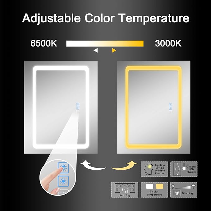 Fundin Lighted Medicine Cabinet - Image 5