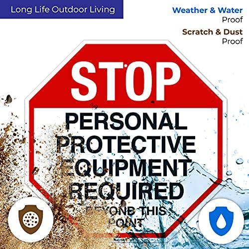 Personal Protective Equipment Required Sign, - Image 3