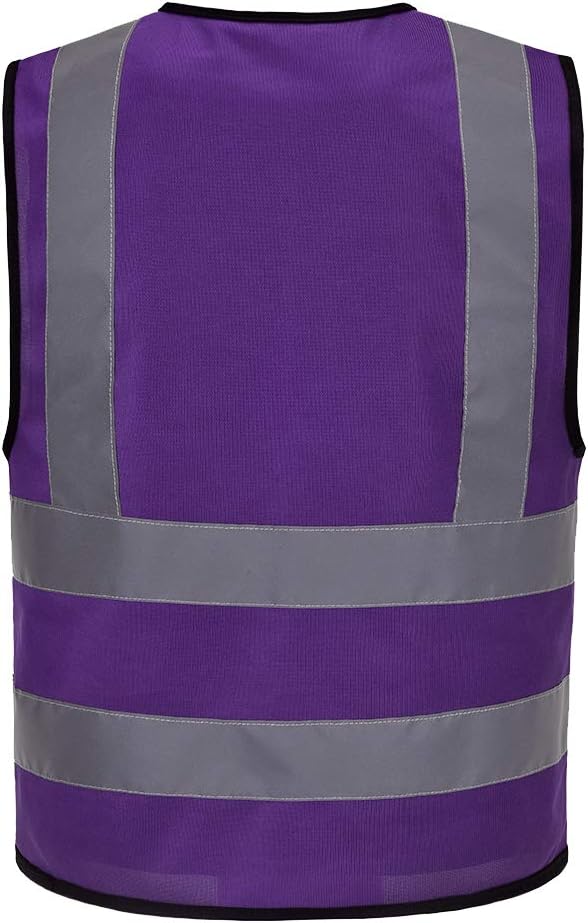 AYKRM 12 colour High visibility viz vest hi vis viz reflective work - Image 2
